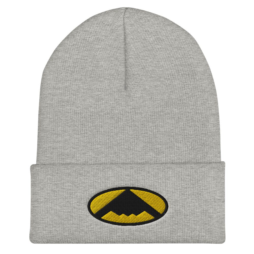 B2 Bomber Cuffed Beanie – In the style of Batman