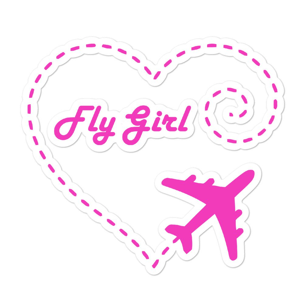 Fly Girl stickers