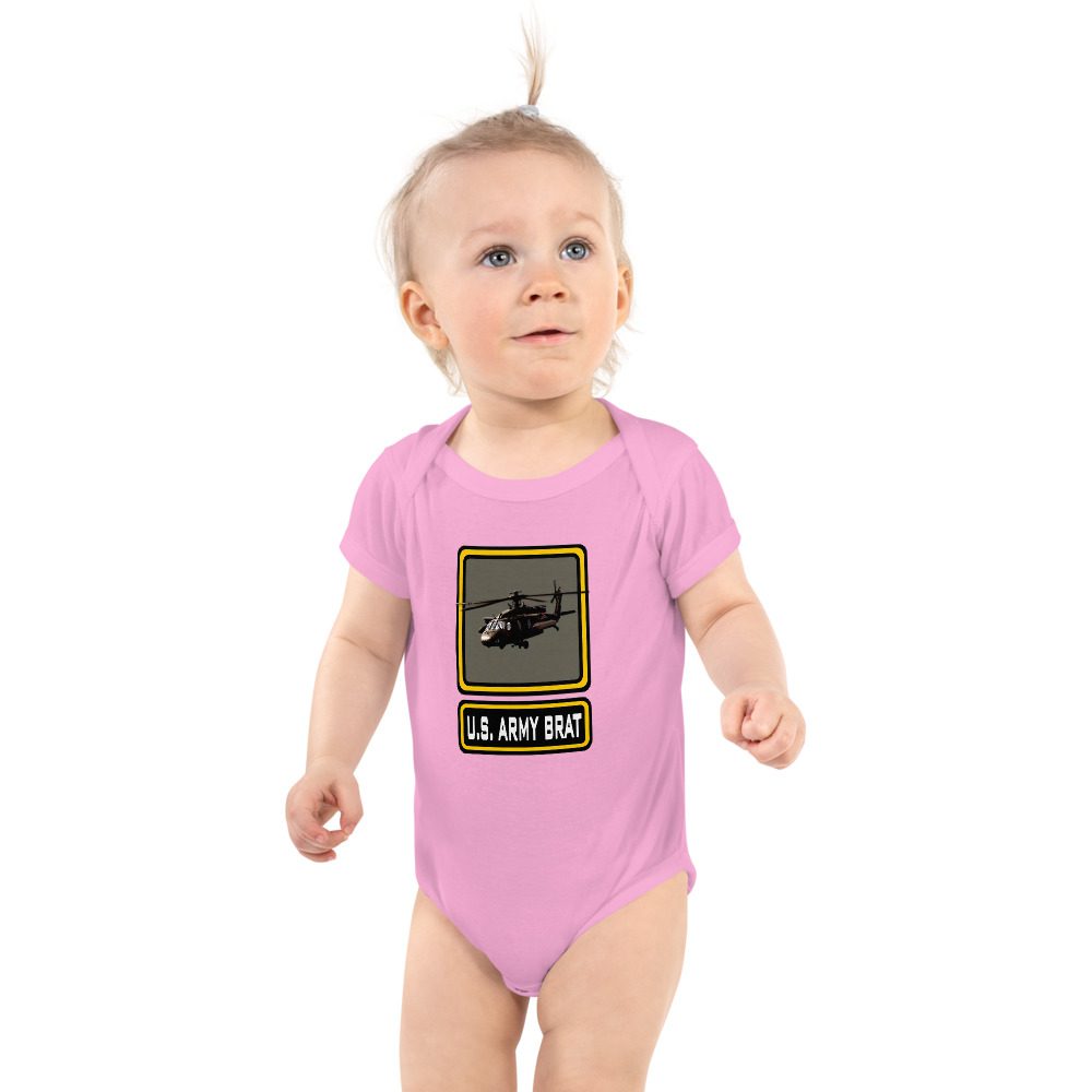US Army Brat Onesie US Army Brat Onesie... Rabbit Skins Infant Bodysuit 2 US Army Brat Onesie... Rabbit Skins Infant Bodysuit - Image 2