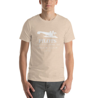 Pilots looking down on people since 1903 airplaneTees Pilots looking down on people since 1903 tee... Short-Sleeve Unisex 18