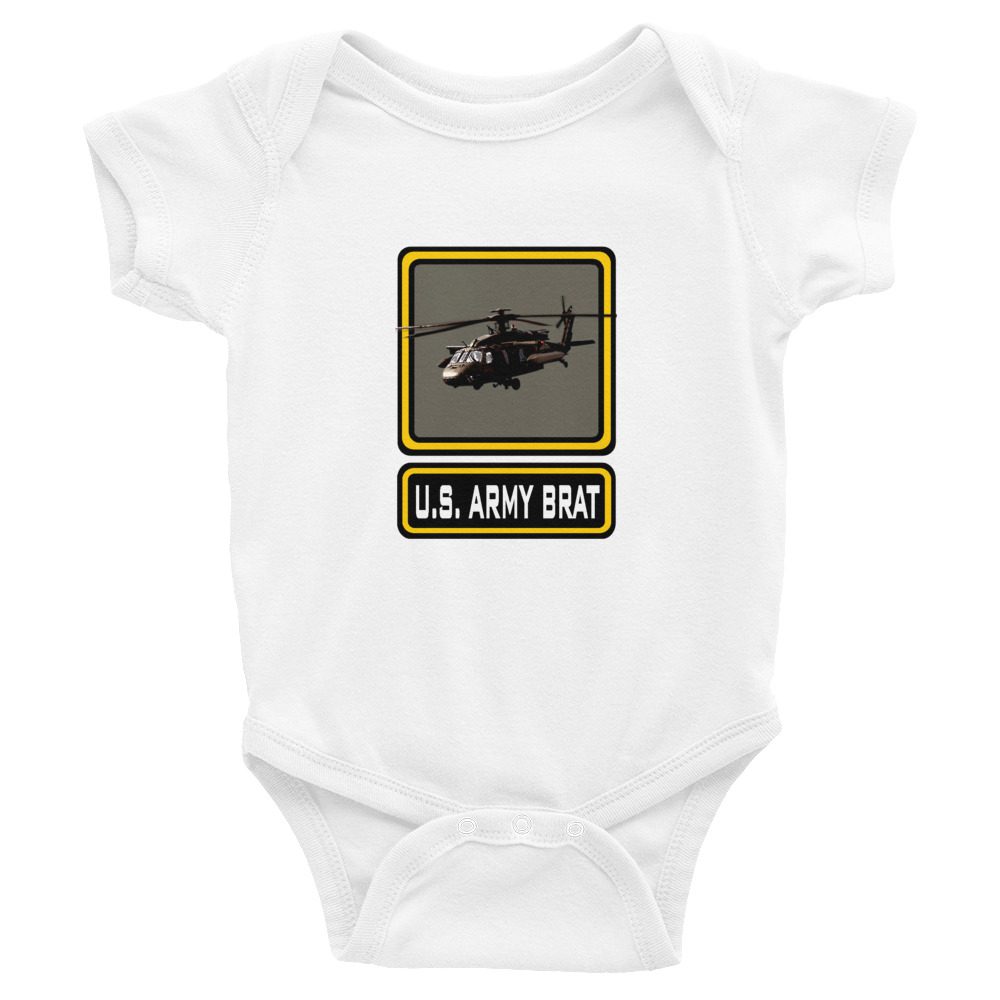 US Army Brat Onesie US Army Brat Onesie... Rabbit Skins Infant Bodysuit 4 US Army Brat Onesie... Rabbit Skins Infant Bodysuit - Image 4