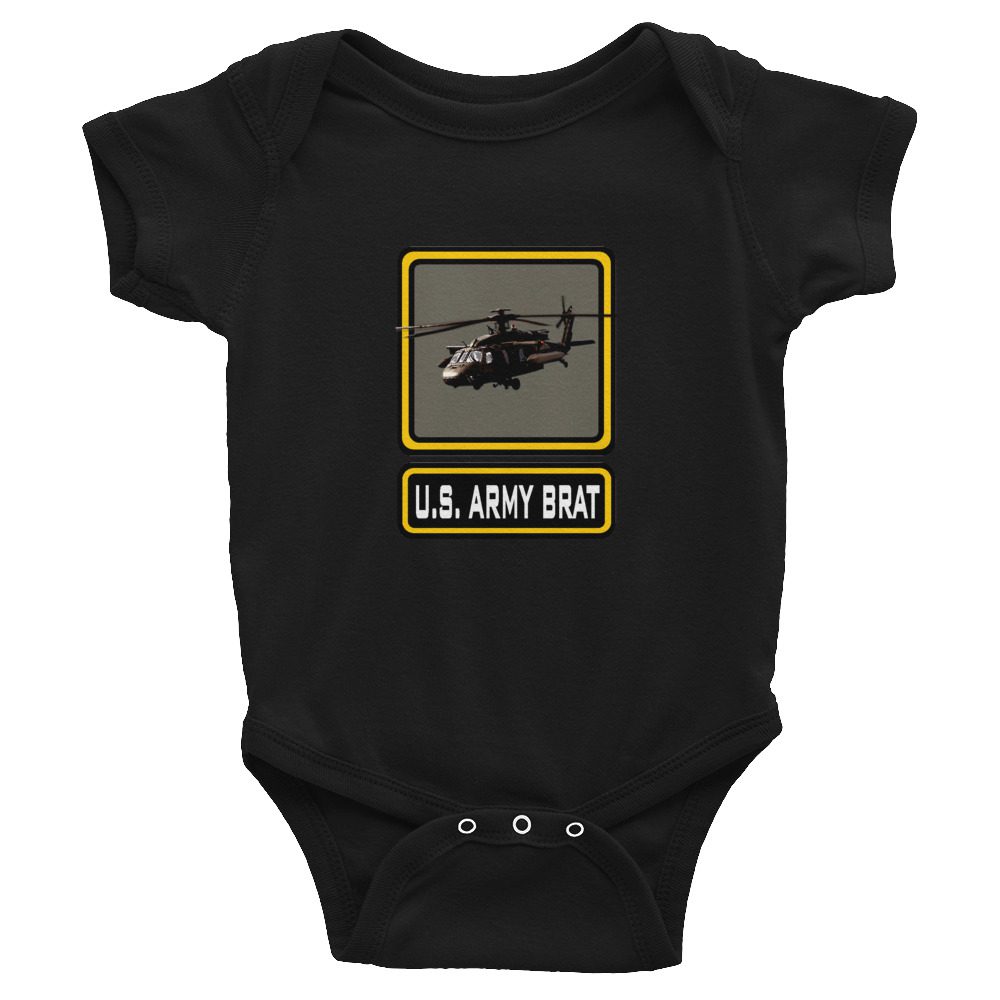 US Army Brat Onesie US Army Brat Onesie... Rabbit Skins Infant Bodysuit 3 US Army Brat Onesie... Rabbit Skins Infant Bodysuit - Image 3