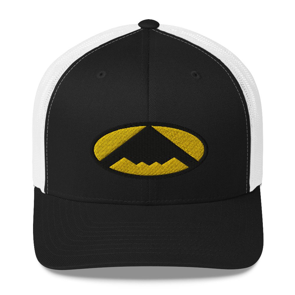 B2 Bomber Trucker Cap – In the style of Batman