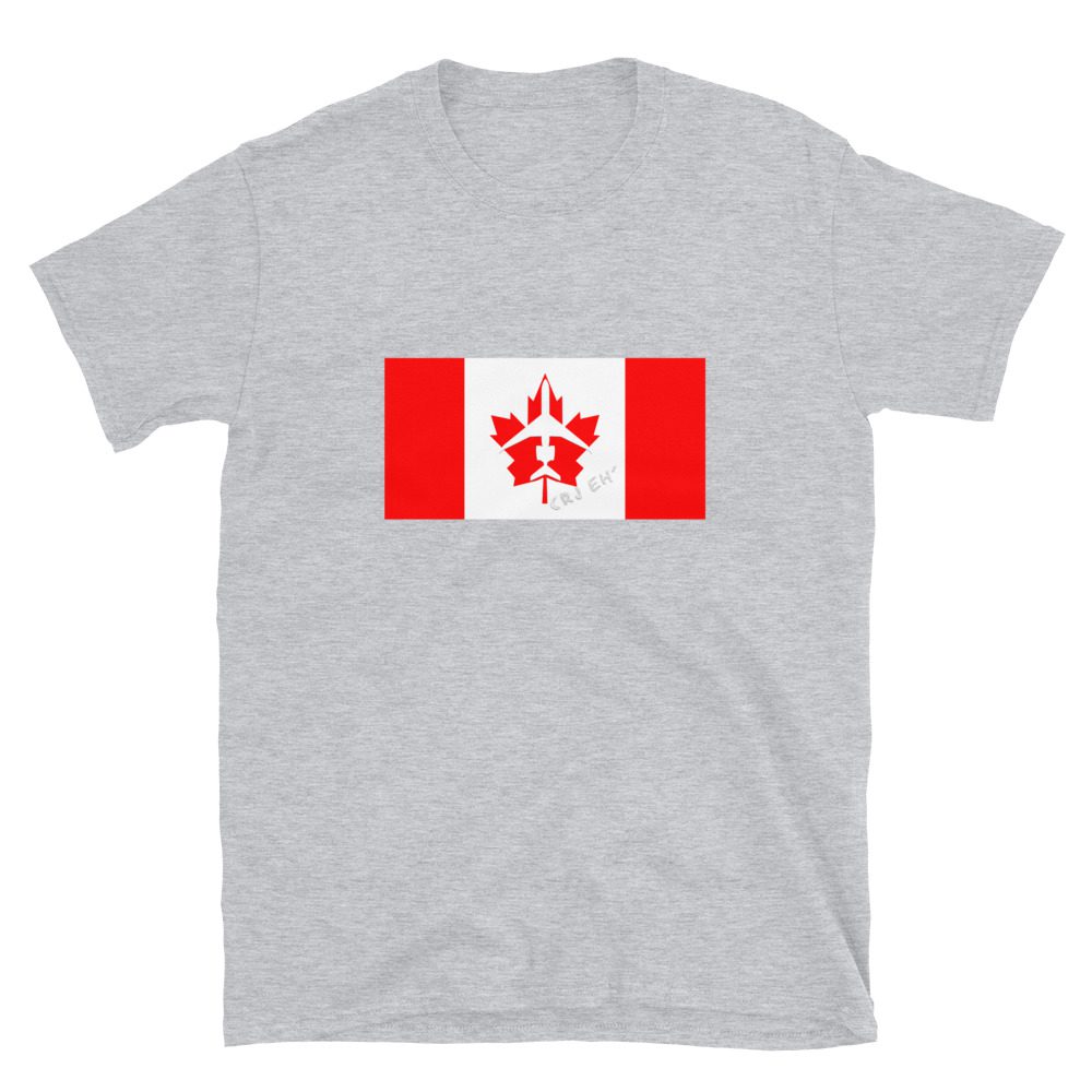 CRJ eh Tee CRJ eh Tee... Short-Sleeve Unisex (Clean) 9 CRJ eh Tee... Short-Sleeve Unisex (Clean) - Image 9