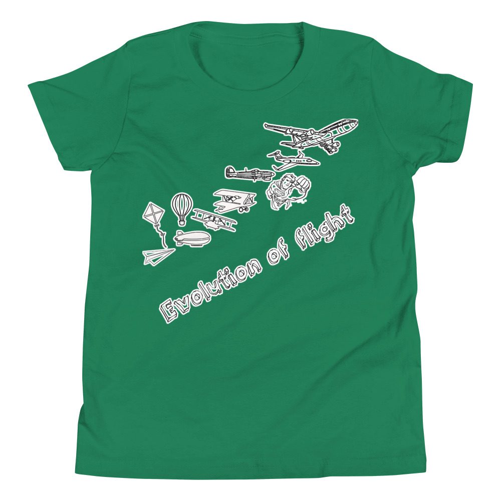 Evolution of Flight Youth Tee Evolution of Flight Youth Tee... Short Sleeve 7 Evolution of Flight Youth Tee... Short Sleeve - Image 7