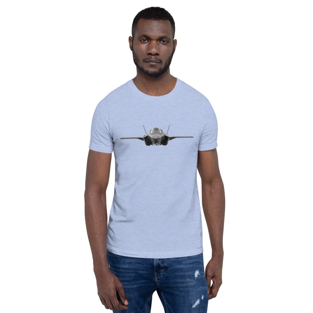 F35 Front View F35 Front View... Short-Sleeve Unisex T-Shirt 2 F35 Front View... Short-Sleeve Unisex T-Shirt - Image 2