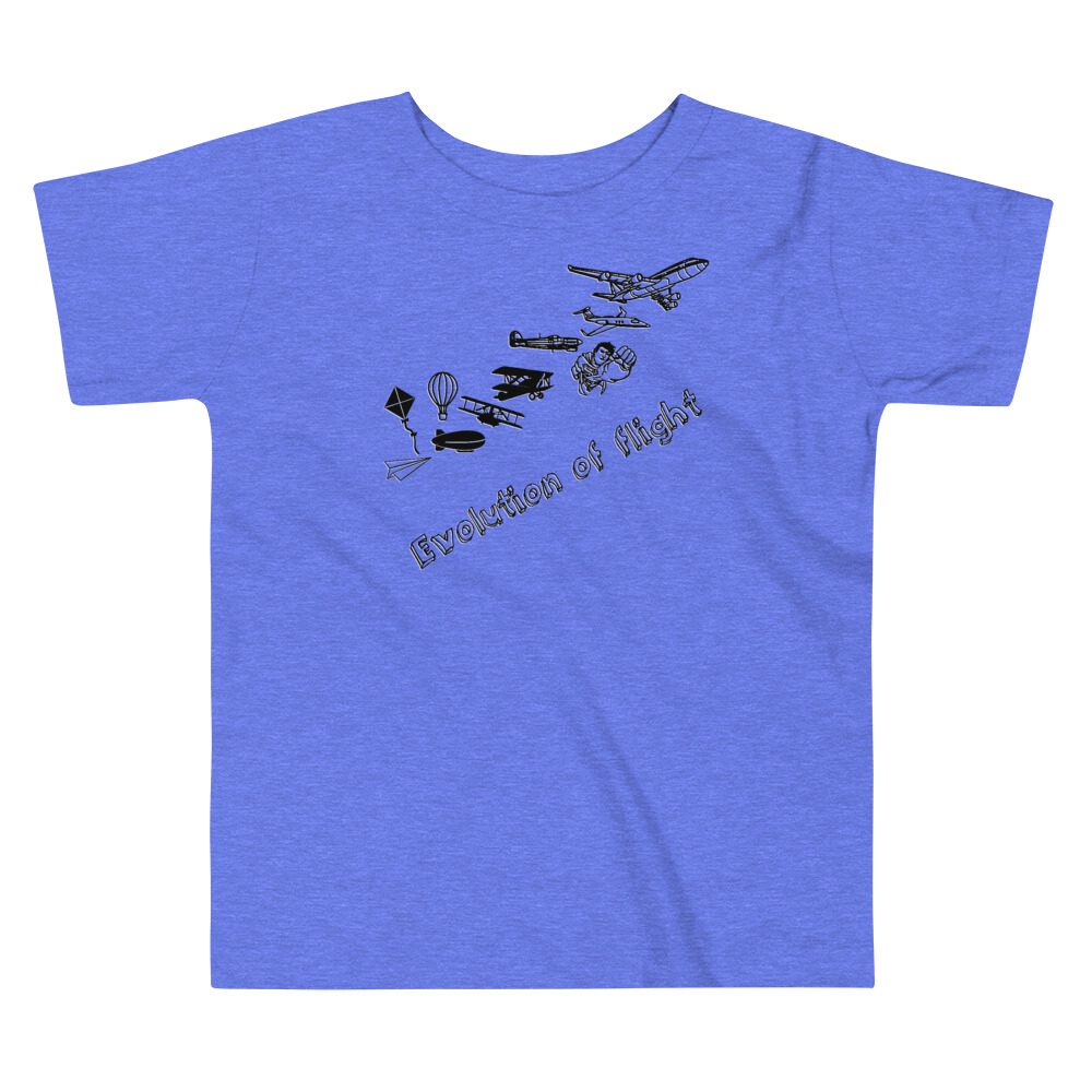 Evolution of Flight Toddler Tee Evolution of Flight Toddler Tee... Short Sleeve 5 Evolution of Flight Toddler Tee... Short Sleeve - Image 5