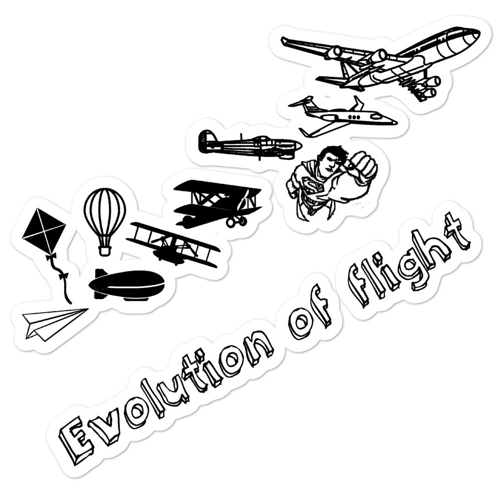 History of Aviation The History of Aviation: Unleashing the Soaring Success of How It Has Evolved Over the Years - 25 Fascinating Moments in the Incredible Evolution of Aviation 10 Evolution of flight stickers