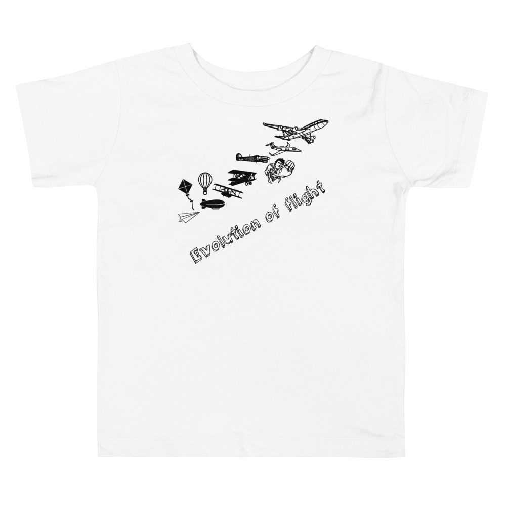 Evolution of Flight Toddler Tee Evolution of Flight Toddler Tee... Short Sleeve 4 Evolution of Flight Toddler Tee... Short Sleeve - Image 4