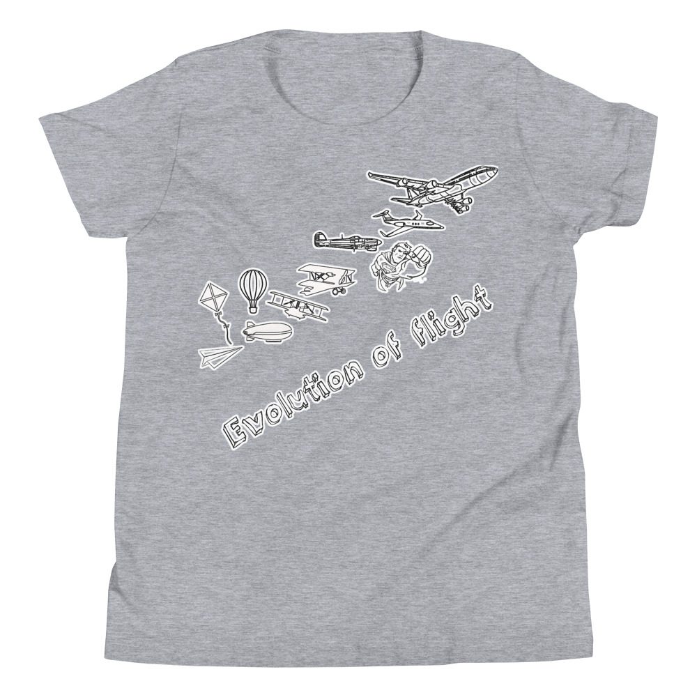 Evolution of Flight Youth Tee Evolution of Flight Youth Tee... Short Sleeve 8 Evolution of Flight Youth Tee... Short Sleeve - Image 8