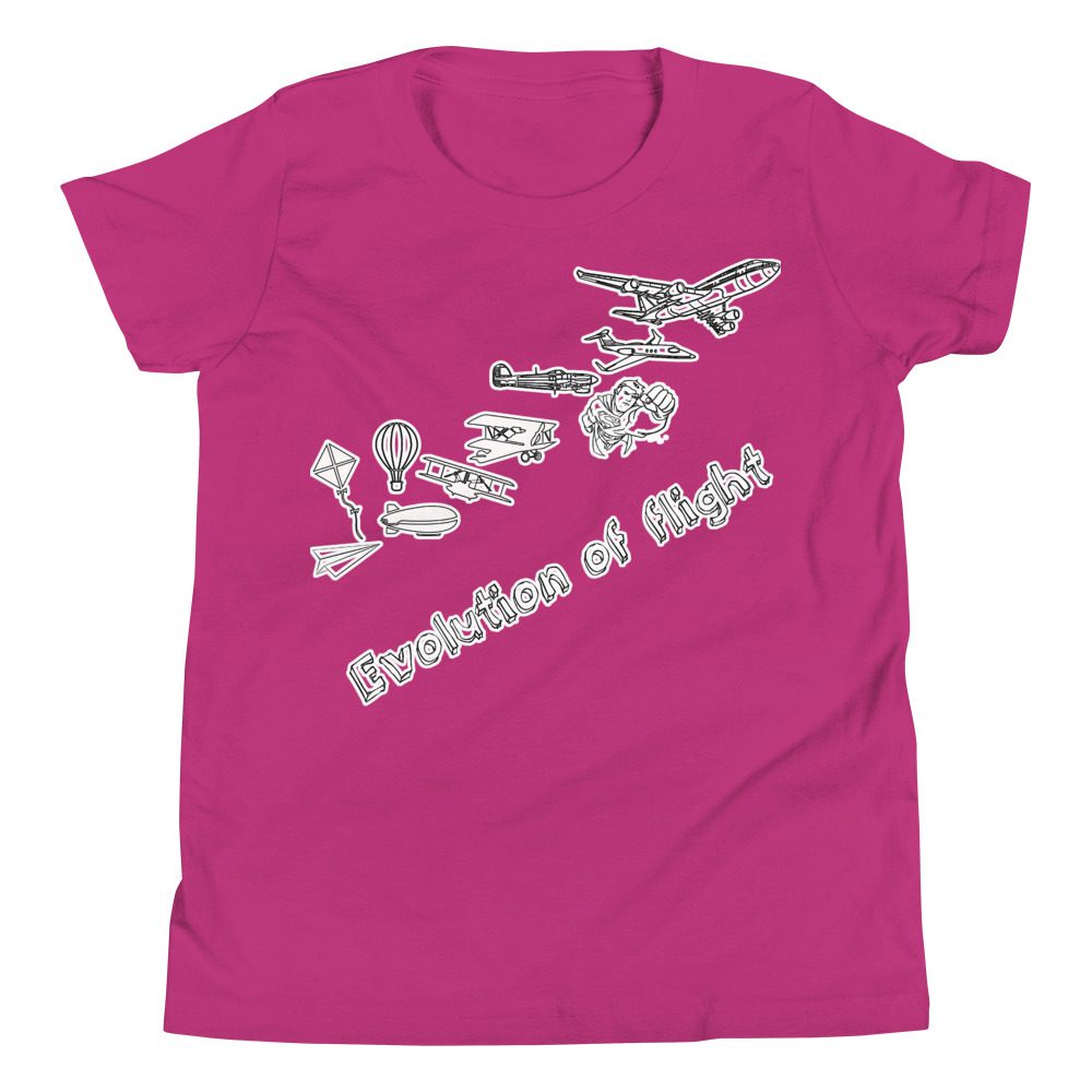 Evolution of Flight Youth Tee Evolution of Flight Youth Tee... Short Sleeve 11 Evolution of Flight Youth Tee... Short Sleeve - Image 11