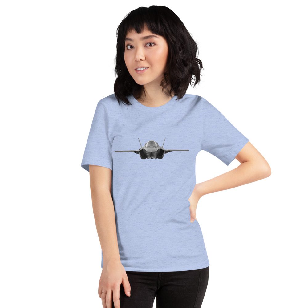 F35 Front View F35 Front View... Short-Sleeve Unisex T-Shirt 4 F35 Front View... Short-Sleeve Unisex T-Shirt - Image 4