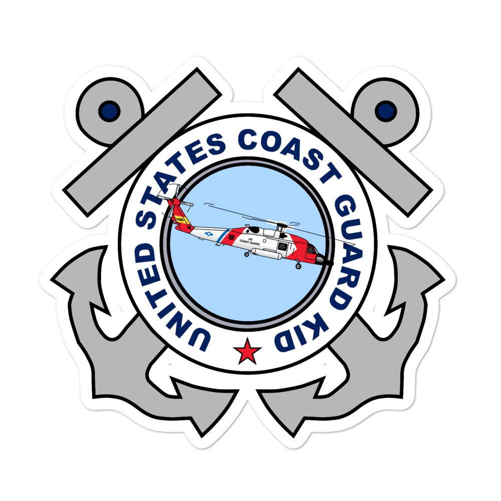 US Coast Guard Kid Stickers