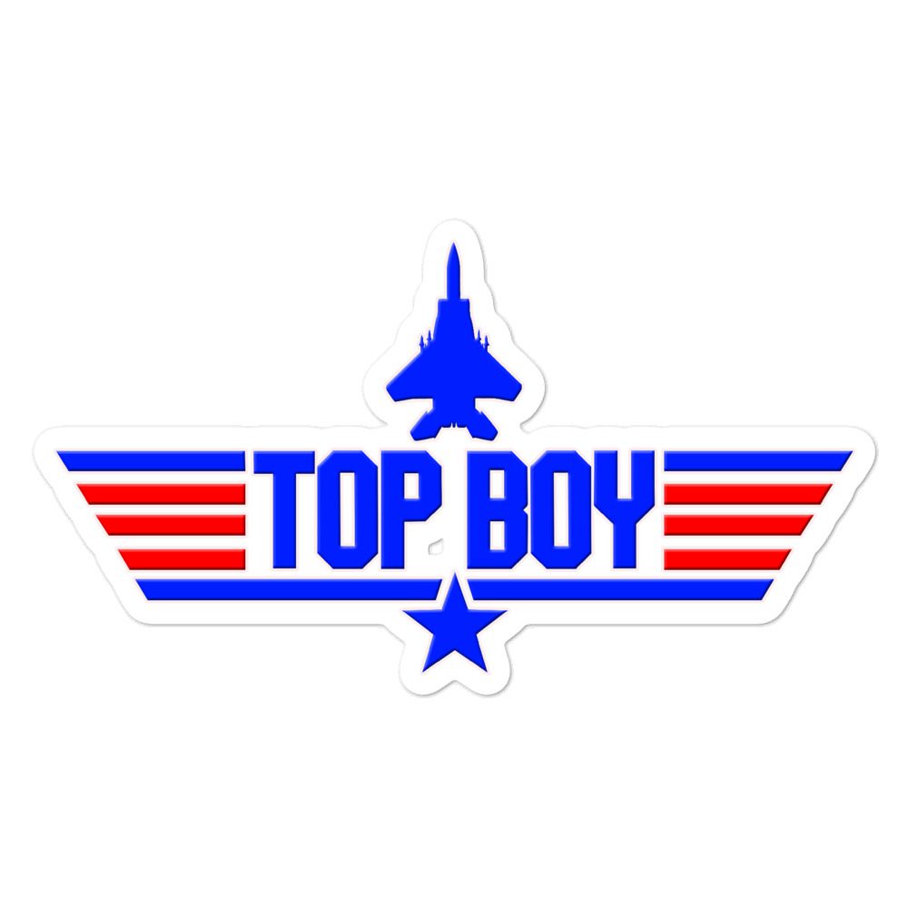 Top Boy stickers... Bubble-free
