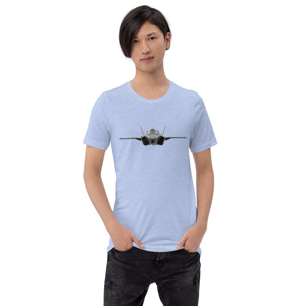 F35 Front View F35 Front View... Short-Sleeve Unisex T-Shirt 3 F35 Front View... Short-Sleeve Unisex T-Shirt - Image 3
