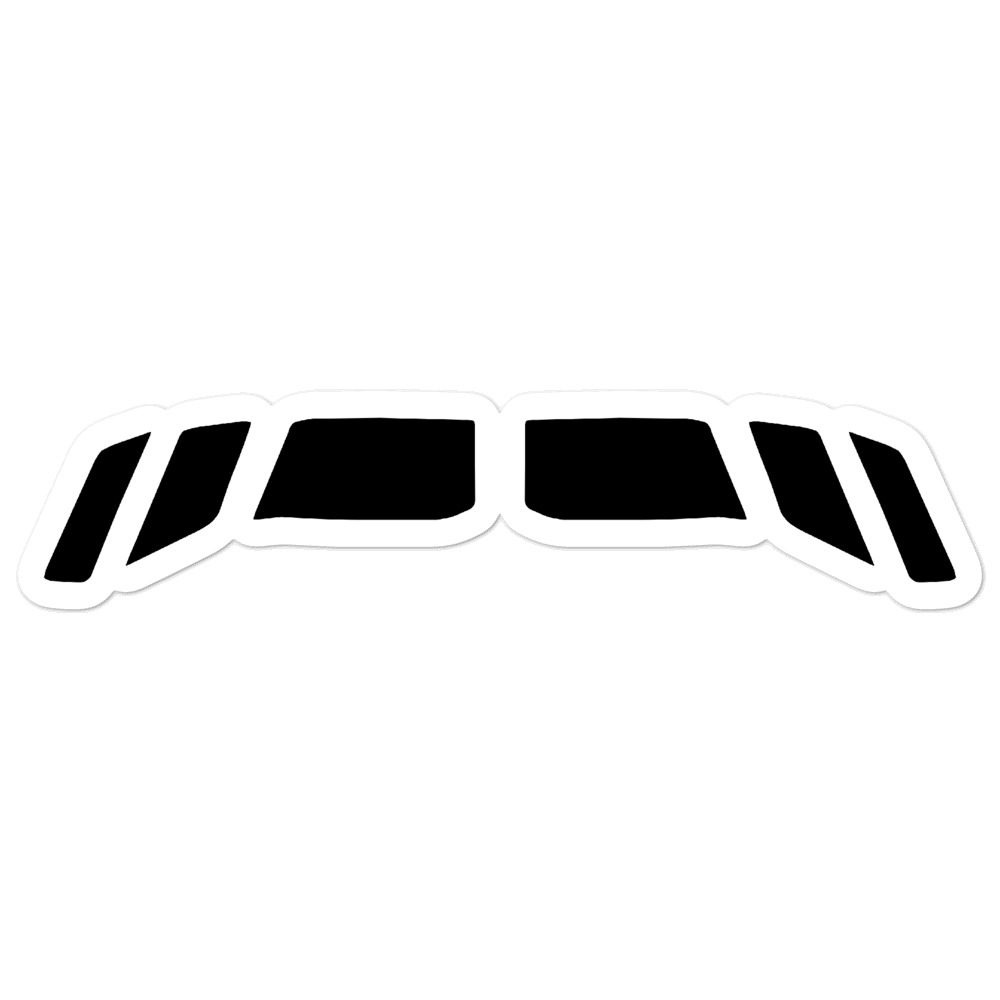 Boeing 767 Cockpit Windows stickers