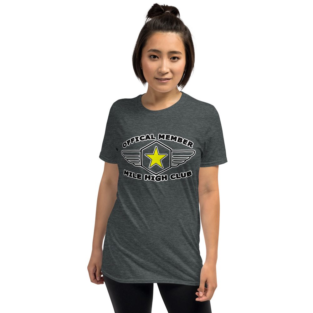 Official member mile high club Official Member Mile High Club Tee Short-Sleeve Unisex 3 Official Member Mile High Club Tee Short-Sleeve Unisex - Image 3