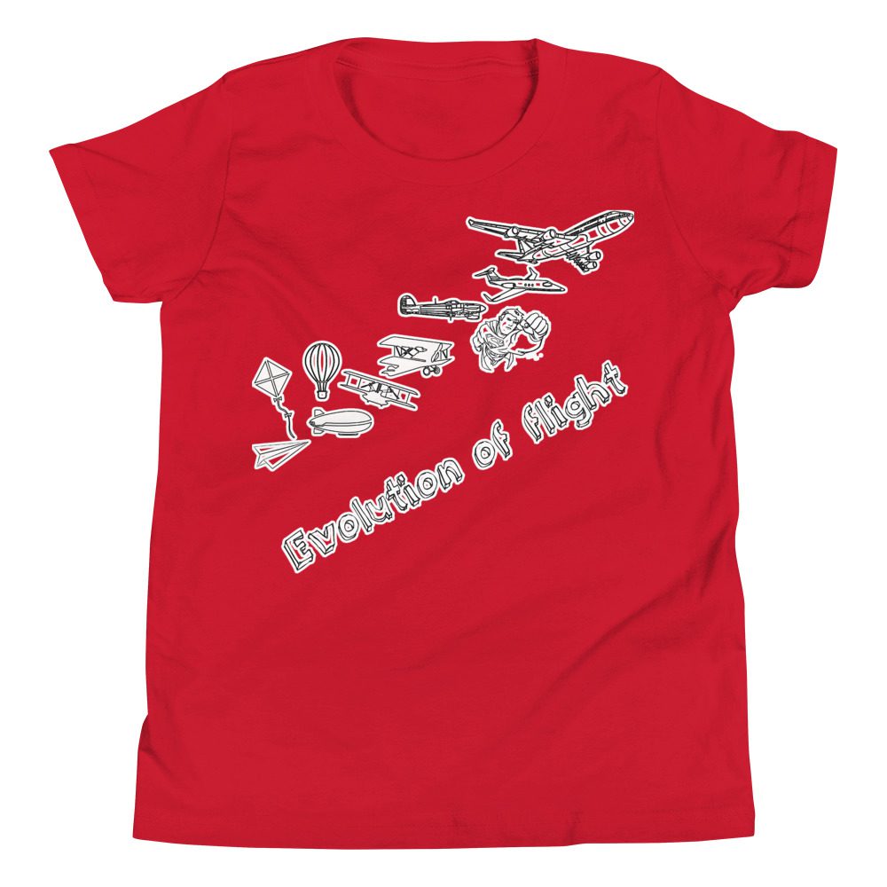 Evolution of Flight Youth Tee Evolution of Flight Youth Tee... Short Sleeve 12 Evolution of Flight Youth Tee... Short Sleeve - Image 12