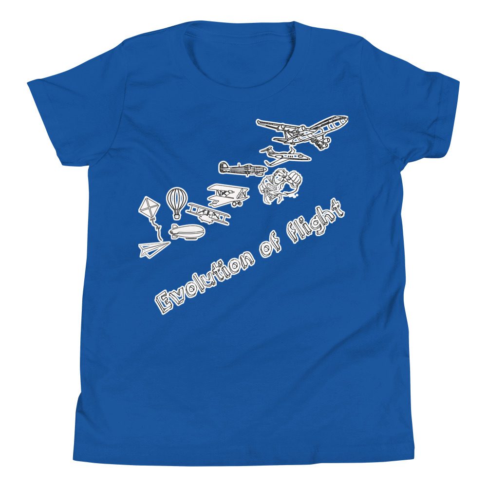 Evolution of Flight Youth Tee Evolution of Flight Youth Tee... Short Sleeve 1 Evolution of Flight Youth Tee... Short Sleeve