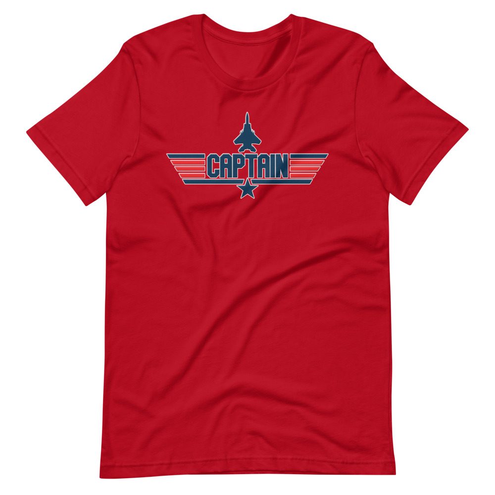 Captain Maverick Style Tee... Short-Sleeve Unisex