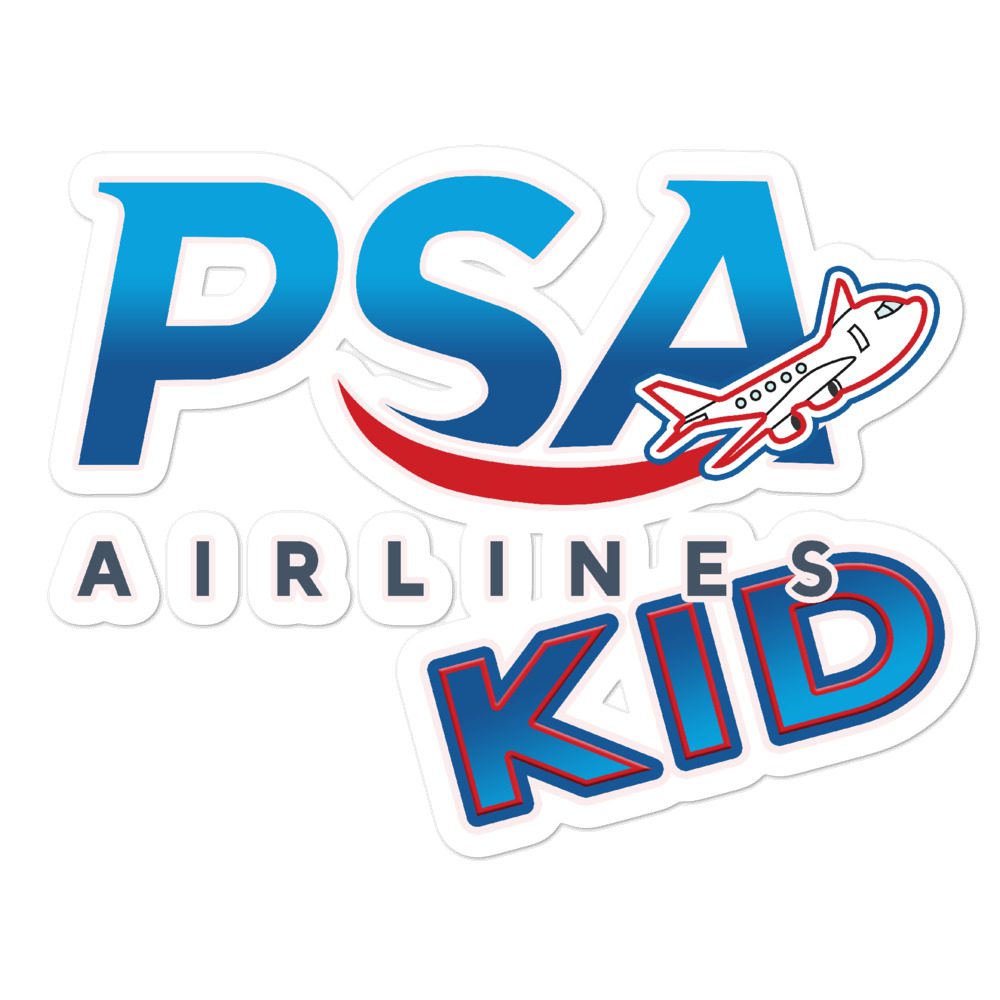 PSA Airlines Kid stickers