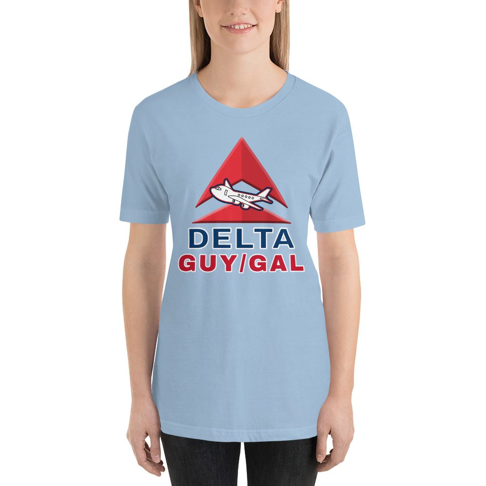 CUSTOM Delta T shirt CUSTOM Delta T shirt Guy/Gal Tee Short-Sleeve Unisex 3 CUSTOM Delta T shirt Guy/Gal Tee Short-Sleeve Unisex - Image 3