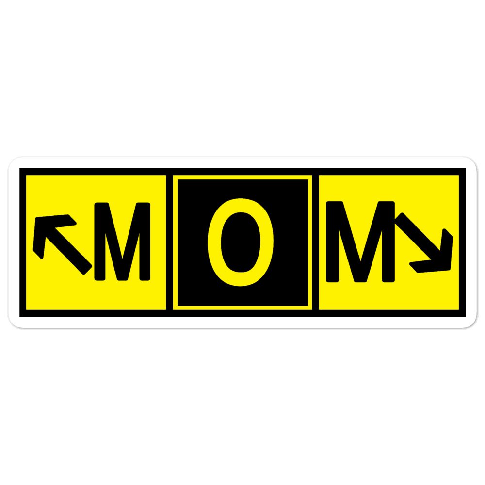 Mom stickers runway art
