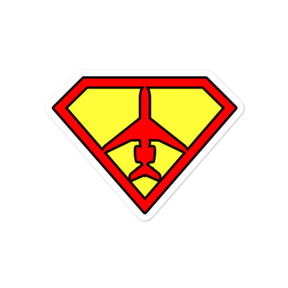 SuperCRJ Pilot stickers airplaneTees SuperCRJ Pilot stickers... Bubble-free 2