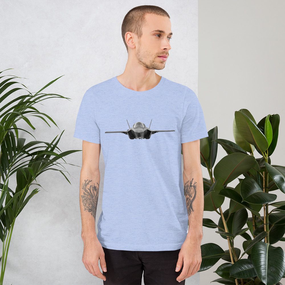 F35 Front View F35 Front View... Short-Sleeve Unisex T-Shirt 7 F35 Front View... Short-Sleeve Unisex T-Shirt - Image 7