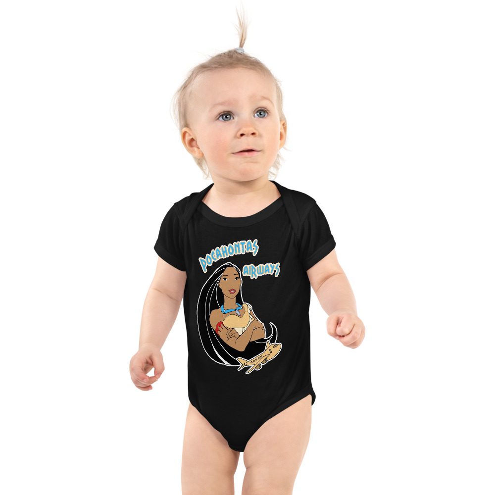 Pocahontas Airways Onesie Pocahontas Airways Onesie... Infant Bodysuit 2 Pocahontas Airways Onesie... Infant Bodysuit - Image 2