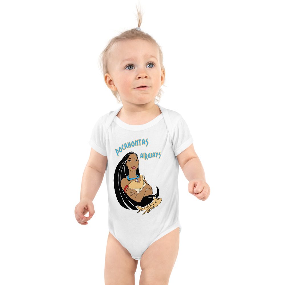 Pocahontas Airways Onesie Pocahontas Airways Onesie... Infant Bodysuit 4 Pocahontas Airways Onesie... Infant Bodysuit - Image 4