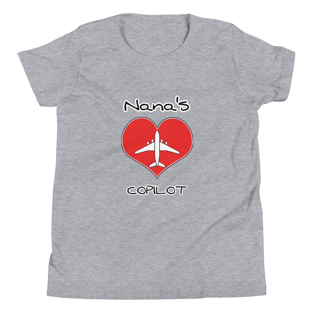 CUSTOM CoPilot t shirt CUSTOM CoPilot t shirt, Nanas Co pilot, Grannies CoPilot, Papa's CoPilot Tee Youth Short Sleeve 7 CUSTOM CoPilot t shirt, Nanas Co pilot, Grannies CoPilot, Papa's CoPilot Tee Youth Short Sleeve - Image 7
