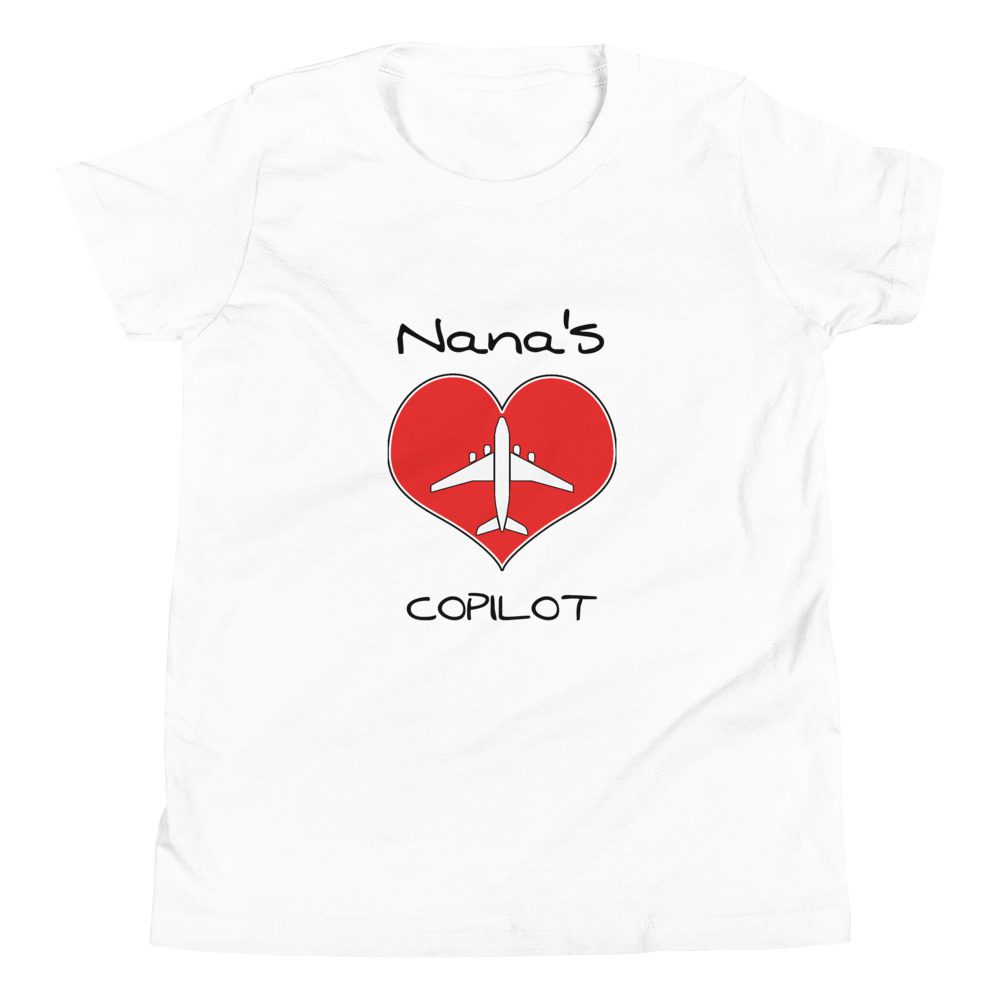 CUSTOM CoPilot t shirt CUSTOM CoPilot t shirt, Nanas Co pilot, Grannies CoPilot, Papa's CoPilot Tee Youth Short Sleeve 9 CUSTOM CoPilot t shirt, Nanas Co pilot, Grannies CoPilot, Papa's CoPilot Tee Youth Short Sleeve - Image 9