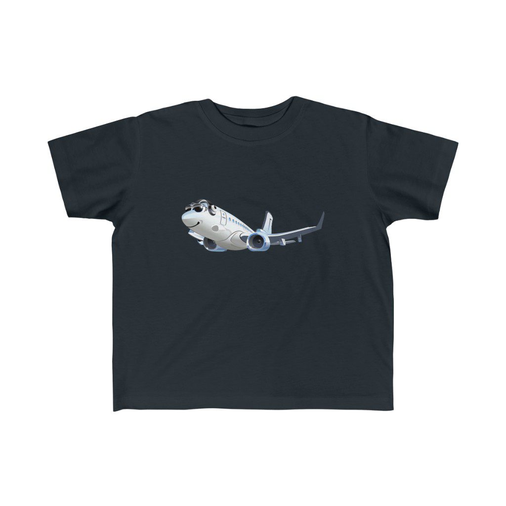happy 737 Happy 737 Toddler Tee - Kid's Fine Jersey 4 Happy 737 Toddler Tee - Kid's Fine Jersey - Image 4