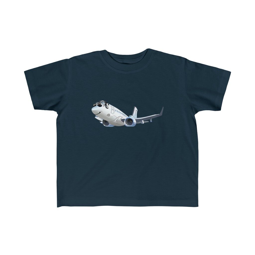 Happy 737 Toddler Tee - Kid's Fine Jersey