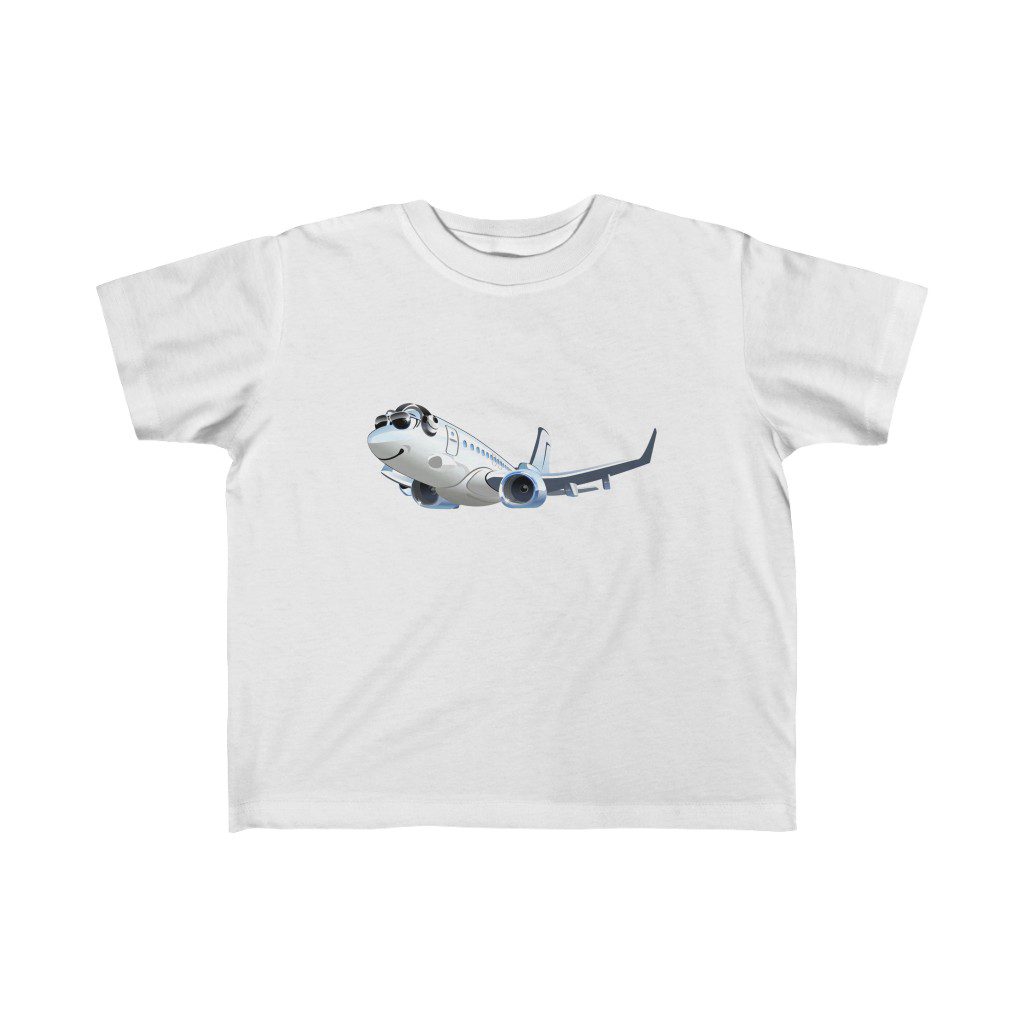 happy 737 Happy 737 Toddler Tee - Kid's Fine Jersey 2 Happy 737 Toddler Tee - Kid's Fine Jersey - Image 2
