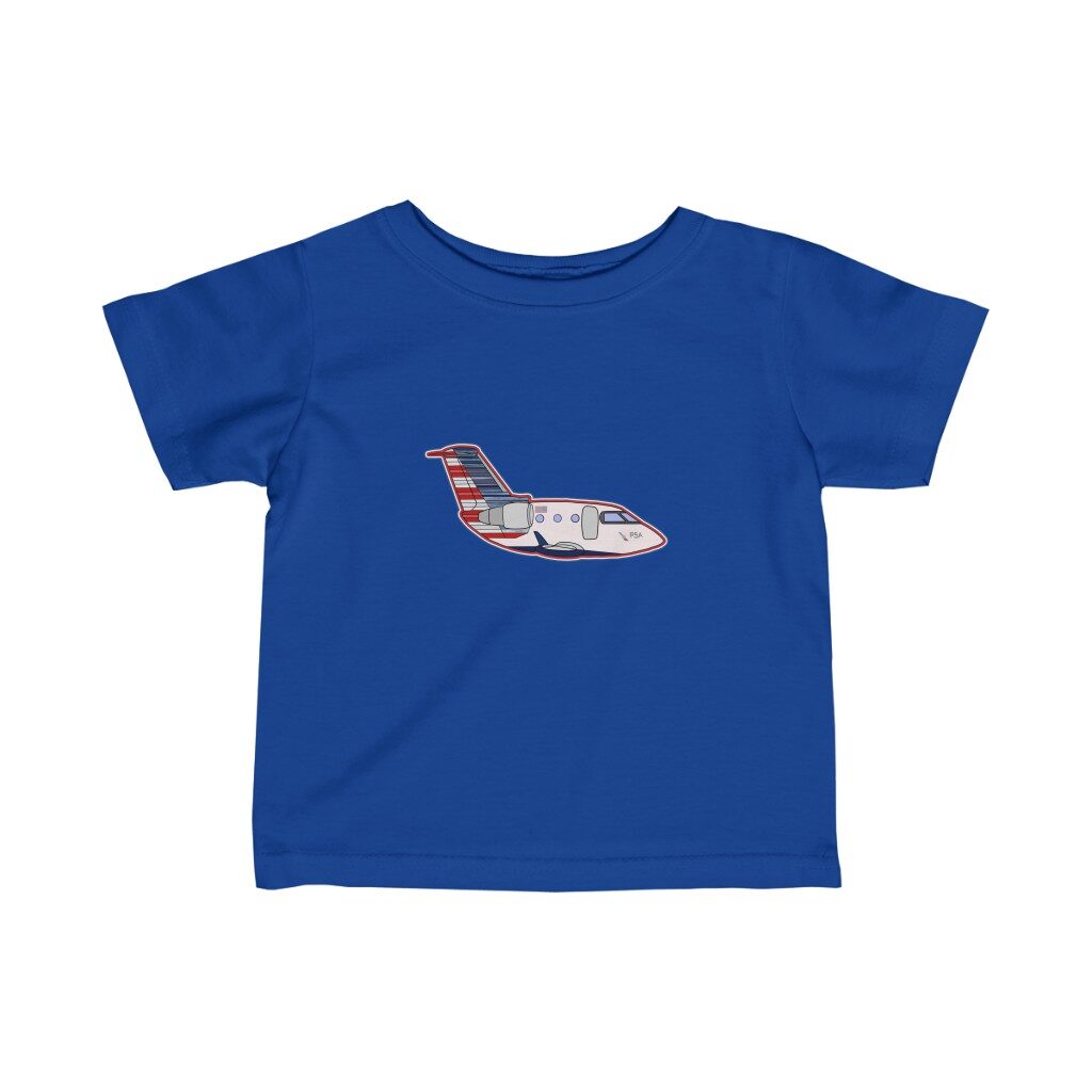 History of Aviation The History of Aviation: Unleashing the Soaring Success of How It Has Evolved Over the Years - 25 Fascinating Moments in the Incredible Evolution of Aviation 10 PSA CRJ Infant Tee - Fine Jersey