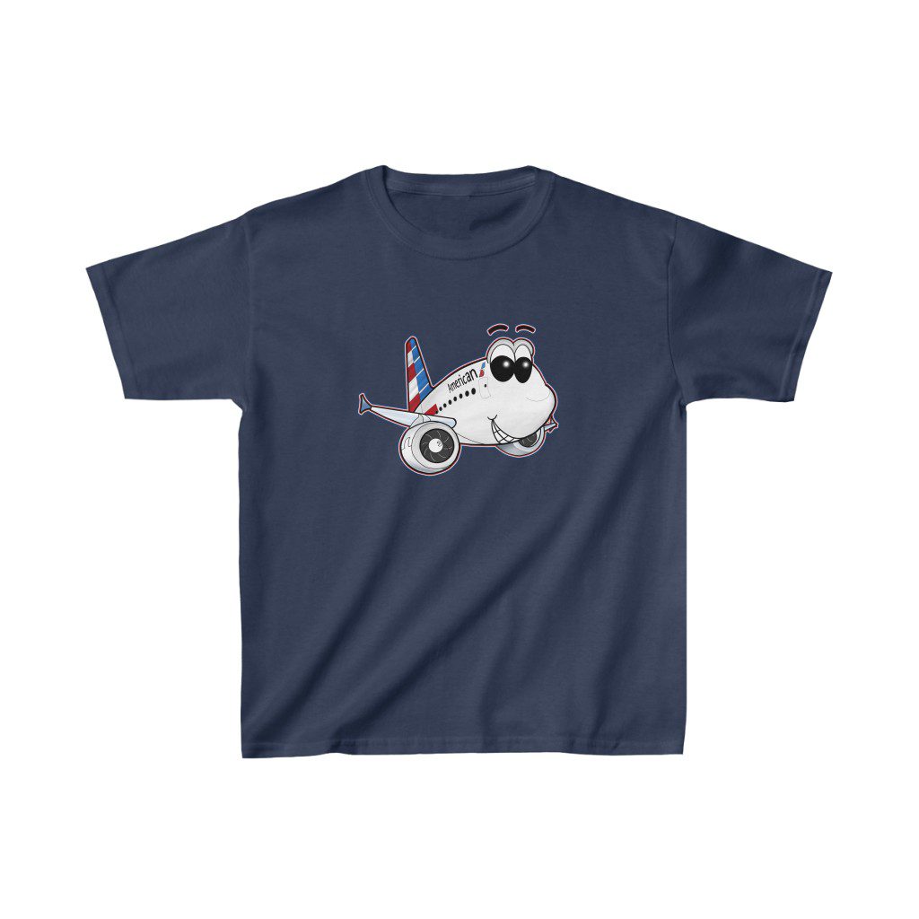 american airlines airbus a321 smiley youth tee American Airlines Airbus A321 Smiley Youth Tee... Heavy Cottonβ’ 10 American Airlines Airbus A321 Smiley Youth Tee... Heavy Cottonβ’ - Image 10