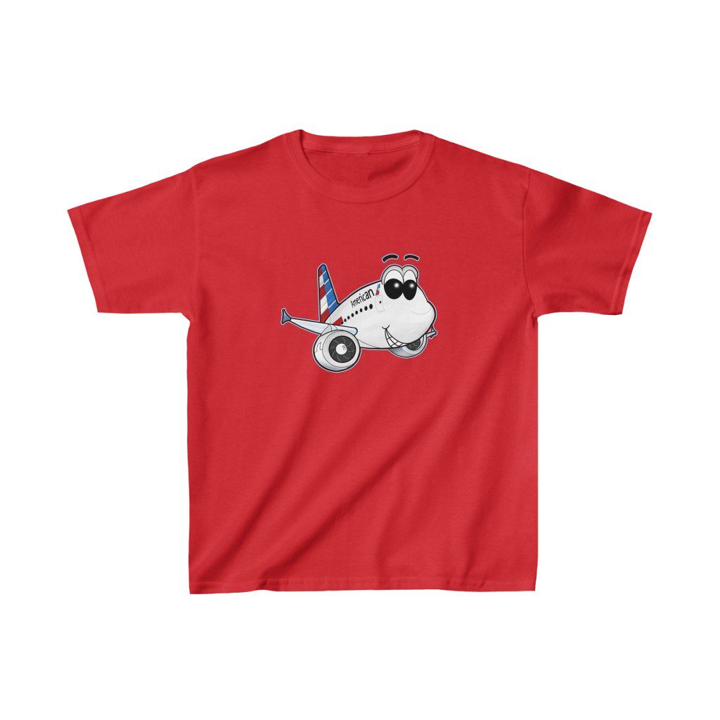 american airlines airbus a321 smiley youth tee American Airlines Airbus A321 Smiley Youth Tee... Heavy Cottonβ’ 11 American Airlines Airbus A321 Smiley Youth Tee... Heavy Cottonβ’ - Image 11