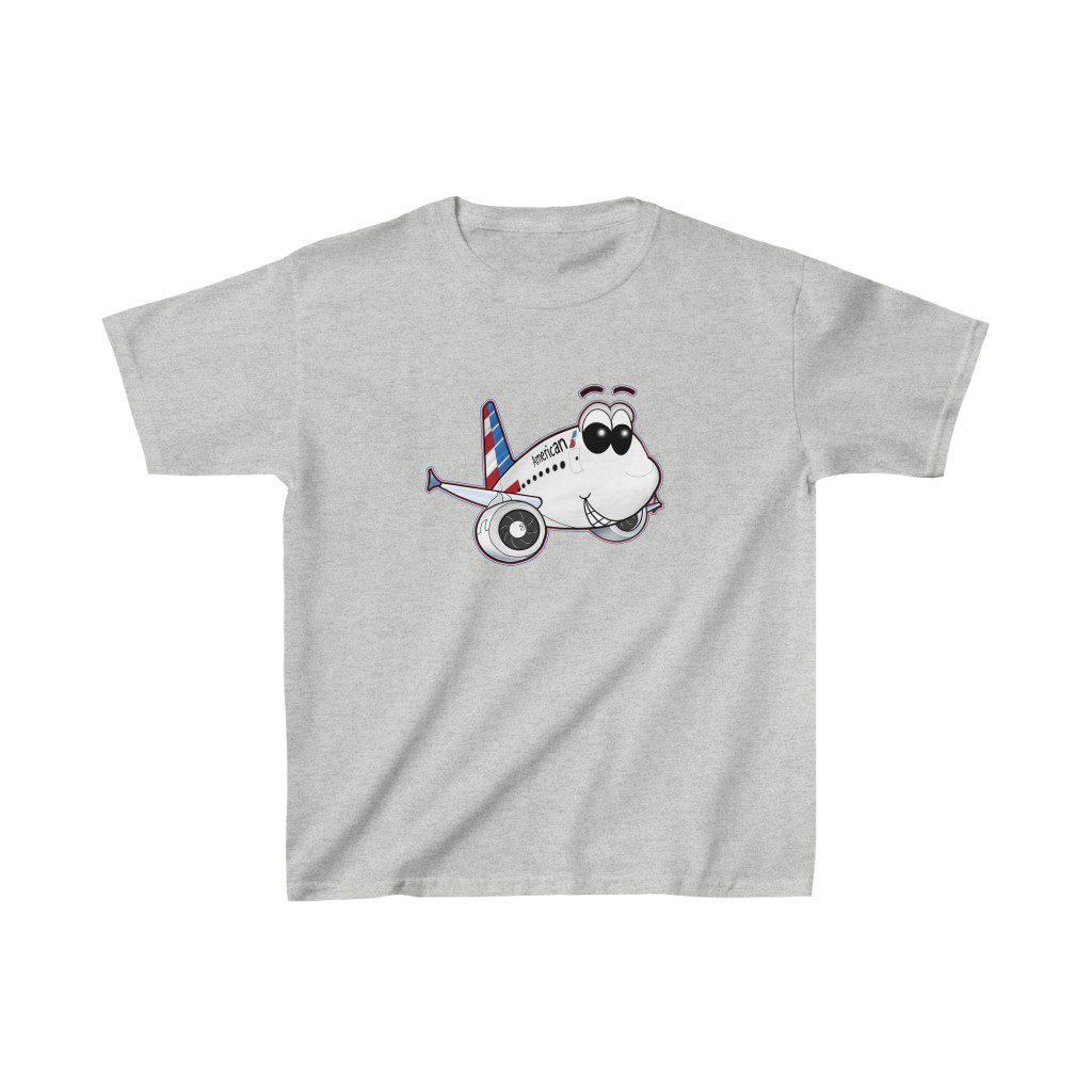 american airlines airbus a321 smiley youth tee American Airlines Airbus A321 Smiley Youth Tee... Heavy Cottonβ’ 6 American Airlines Airbus A321 Smiley Youth Tee... Heavy Cottonβ’ - Image 6