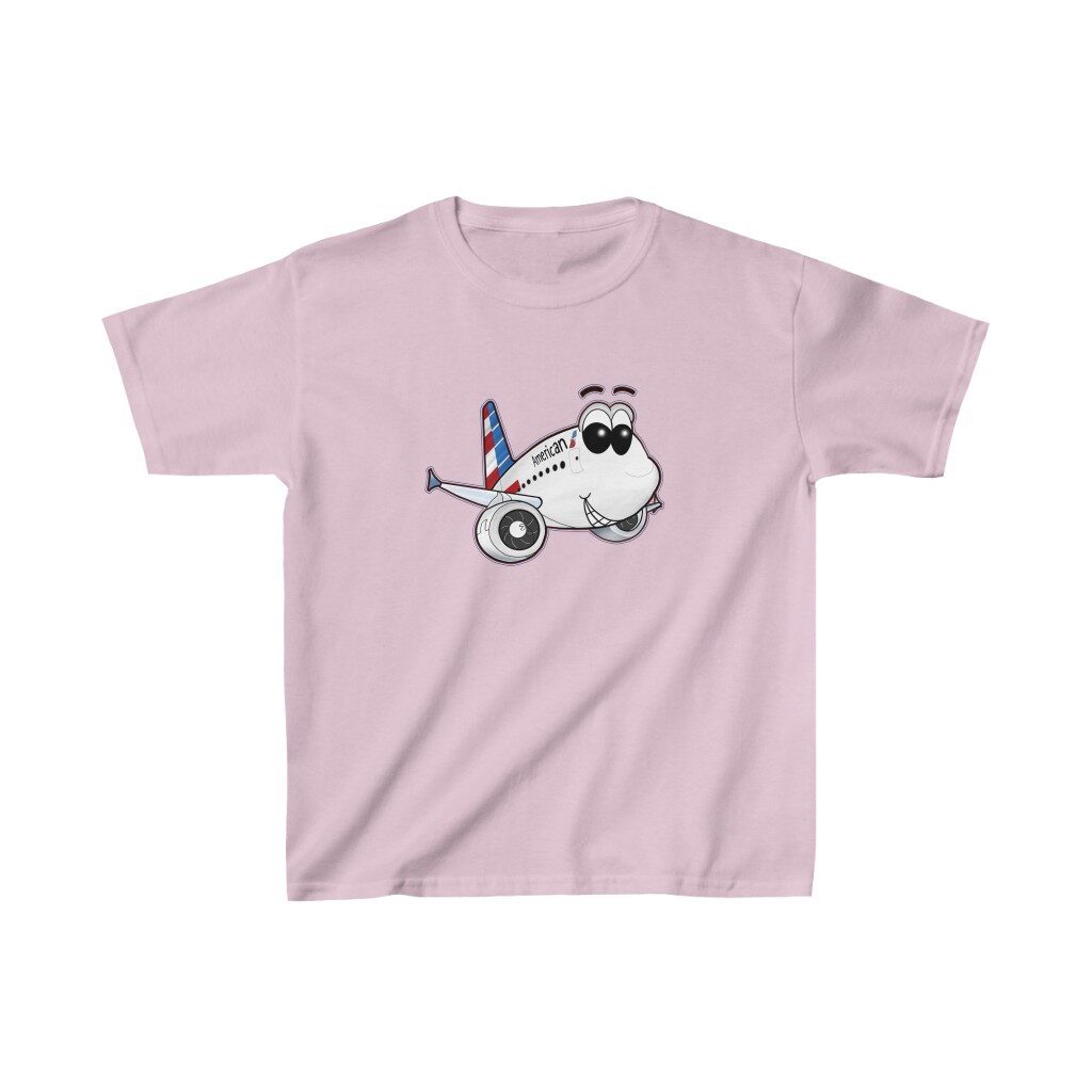 American Airlines Airbus A321 Smiley Youth Tee