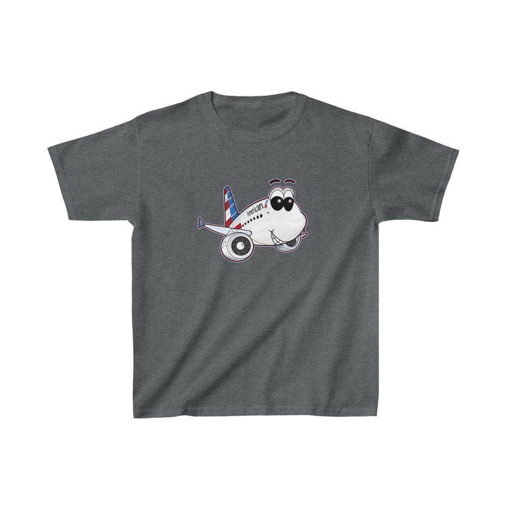 american airlines airbus a321 smiley youth tee American Airlines Airbus A321 Smiley Youth Tee... Heavy Cottonβ’ 8 American Airlines Airbus A321 Smiley Youth Tee... Heavy Cottonβ’ - Image 8