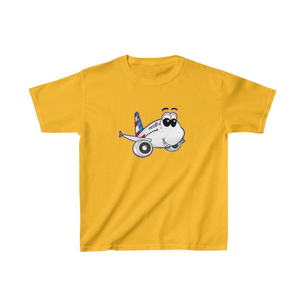 american airlines airbus a321 smiley youth tee American Airlines Airbus A321 Smiley Youth Tee... Heavy Cottonβ’ 5 American Airlines Airbus A321 Smiley Youth Tee... Heavy Cottonβ’ - Image 5