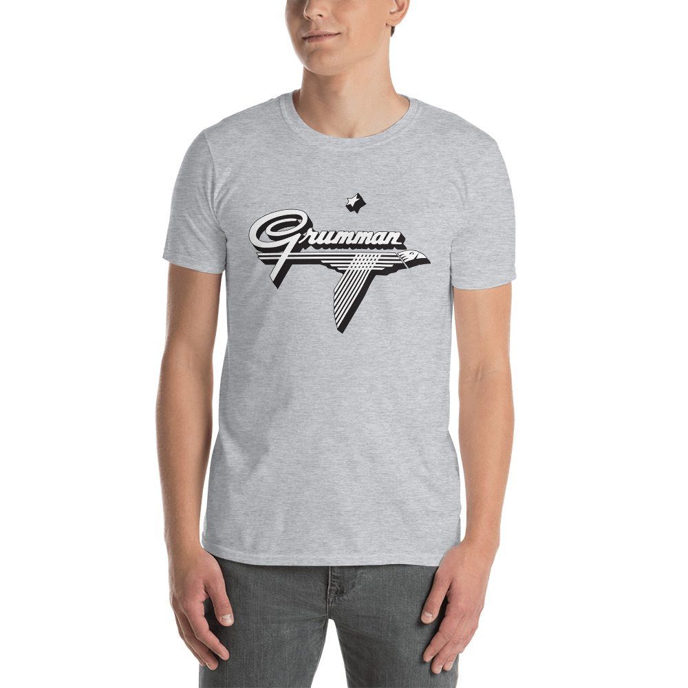 Old Grumman logo T-shirt Old Grumman logo t shirt... Short-Sleeve Unisex 2 Old Grumman logo t shirt... Short-Sleeve Unisex - Image 2