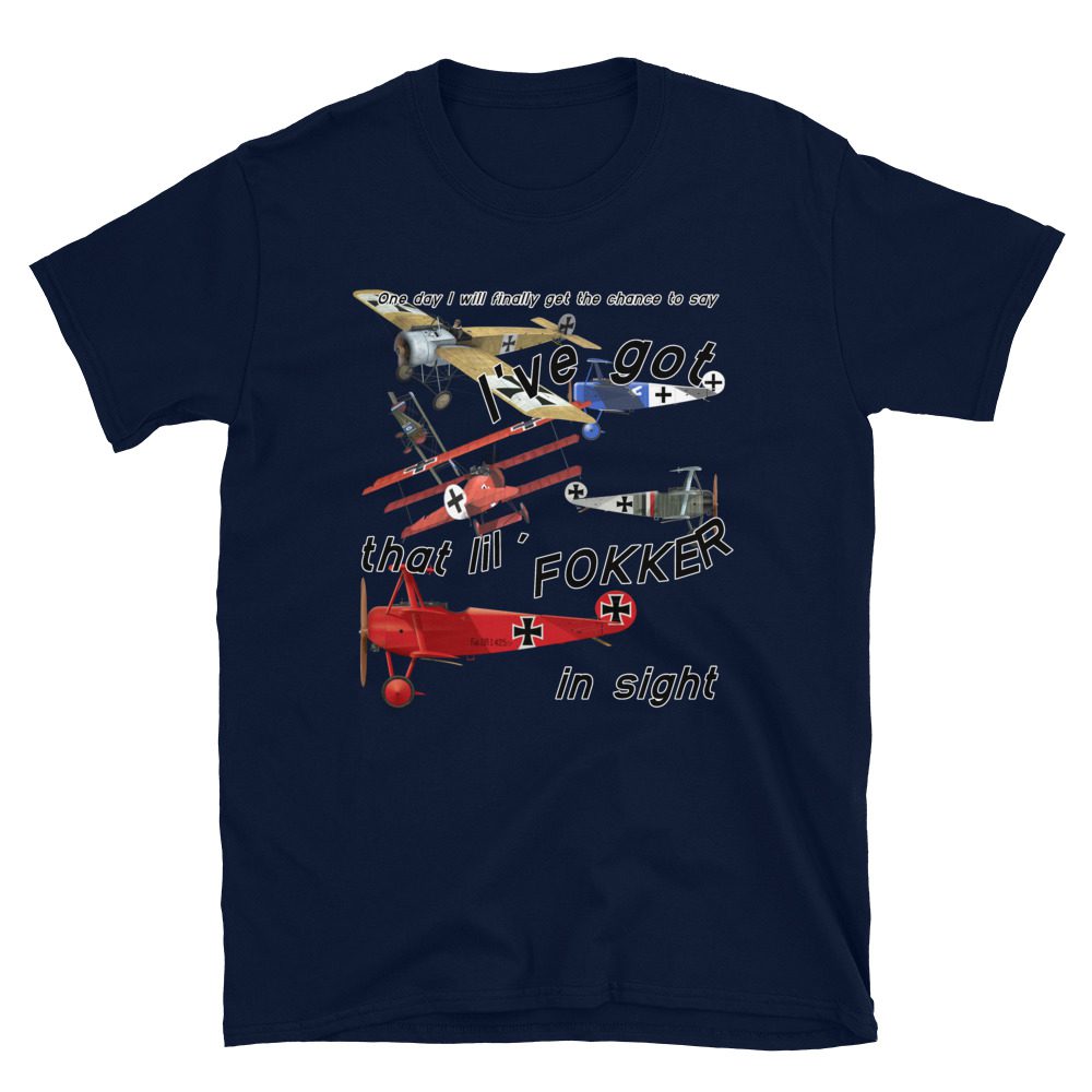 Ive got that lil Fokker in sight tee... Short-Sleeve Unisex Ive got that lil Fokker in sight tee... Short-Sleeve Unisex - Image 7