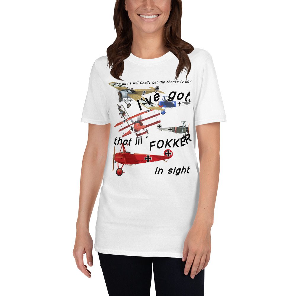 Ive got that lil Fokker in sight tee... Short-Sleeve Unisex Ive got that lil Fokker in sight tee... Short-Sleeve Unisex - Image 4