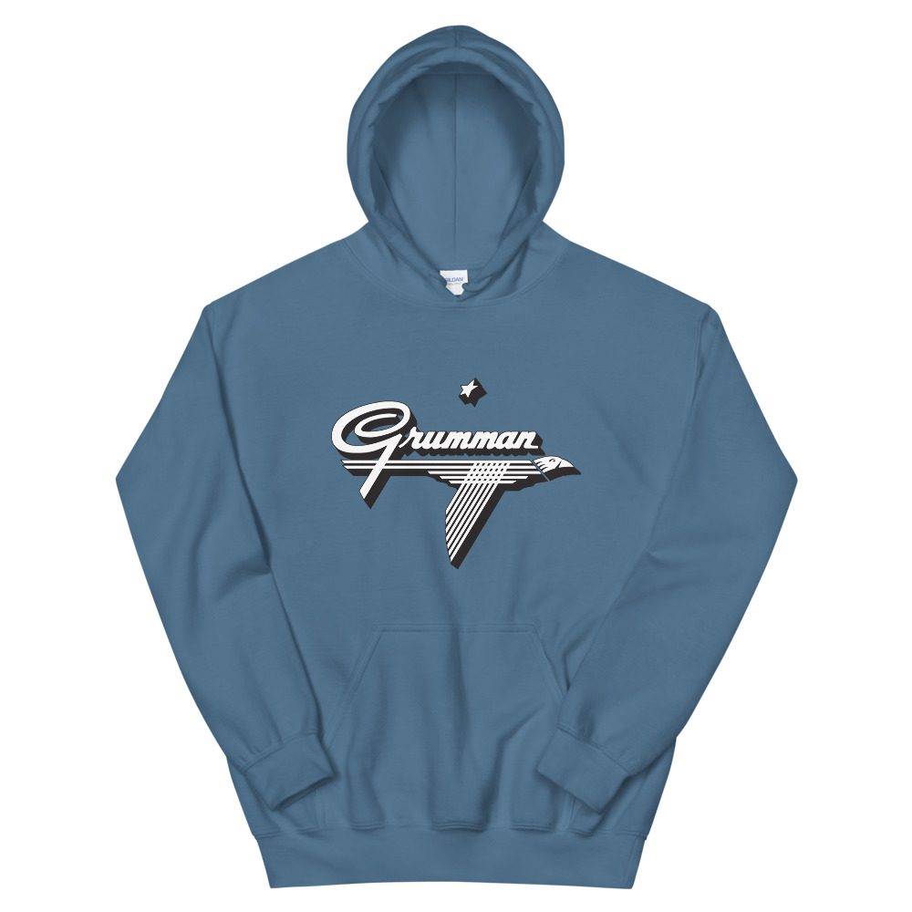 Grumman Logo Hoodie Old Grumman Logo Hoodie - Unisex 7 Old Grumman Logo Hoodie - Unisex - Image 7