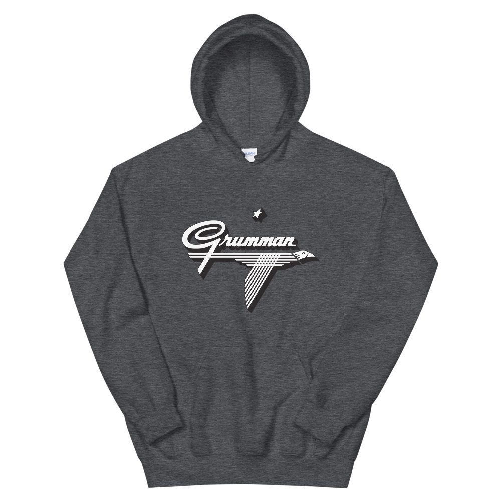 Grumman Logo Hoodie Old Grumman Logo Hoodie - Unisex 5 Old Grumman Logo Hoodie - Unisex - Image 5