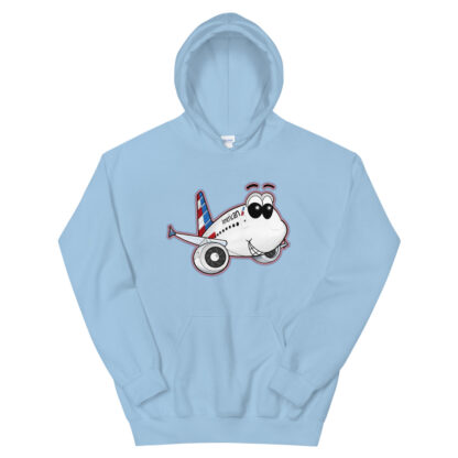 AA Airbus A321 Smiles Hoodie - Unisex - Image 10
