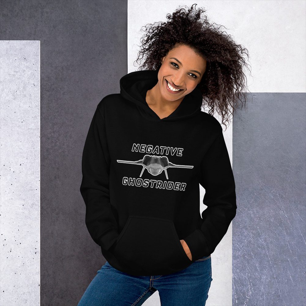 Negative ghostrider hoodie Negative Ghostrider Hoodie - Unisex 3 Negative Ghostrider Hoodie - Unisex - Image 3